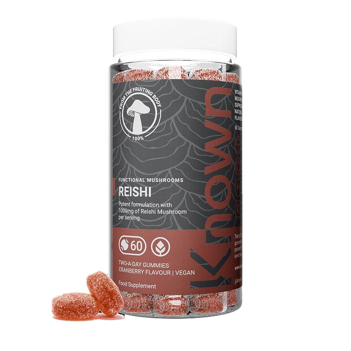 Known Reishi Mushroom Vegan Gummies Protein Bar - 1 pc