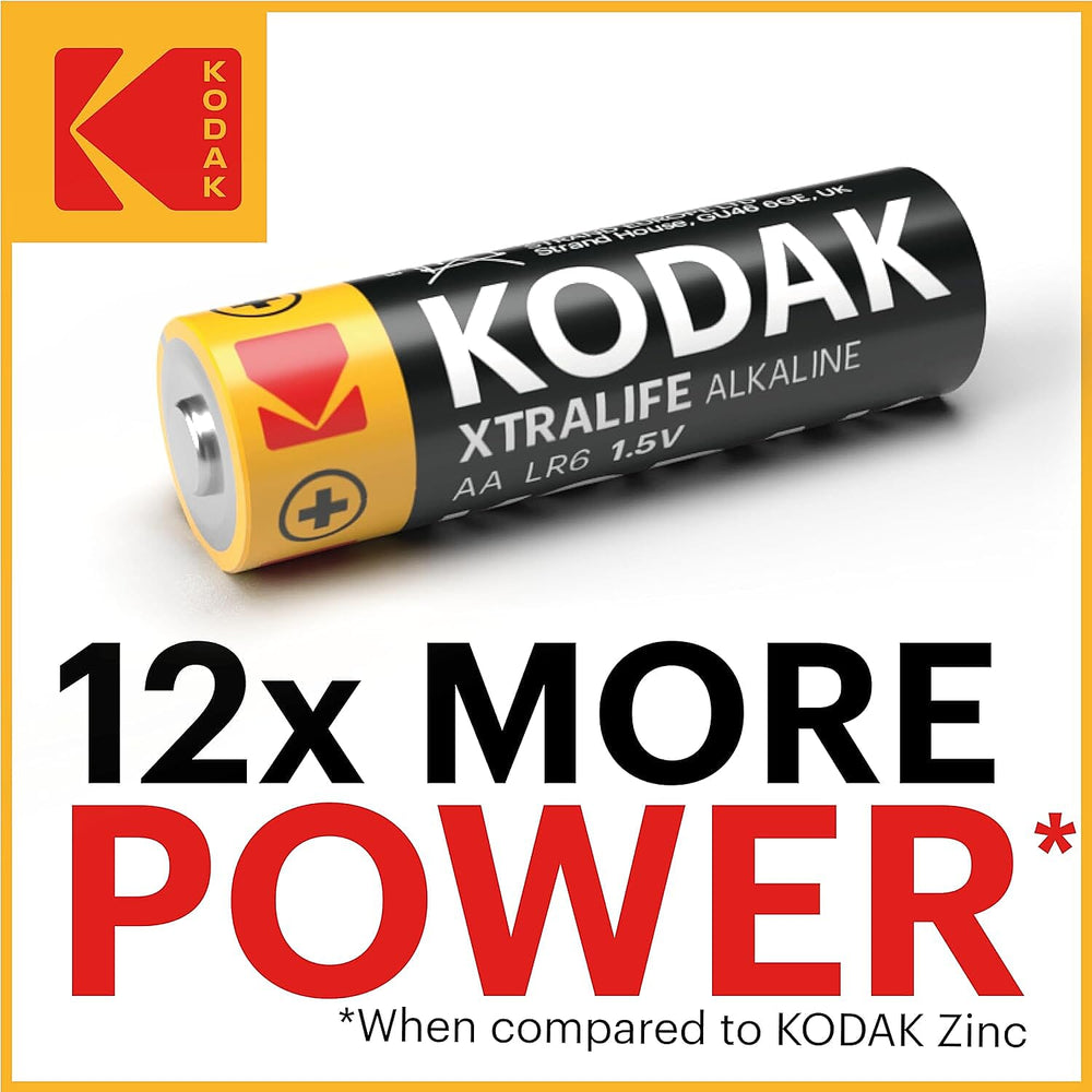 Kodak AA Batteries - Pack of 10 - Black