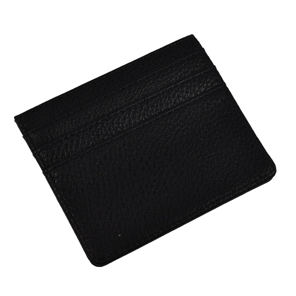 Kris Ana Leather Cardholder - Black