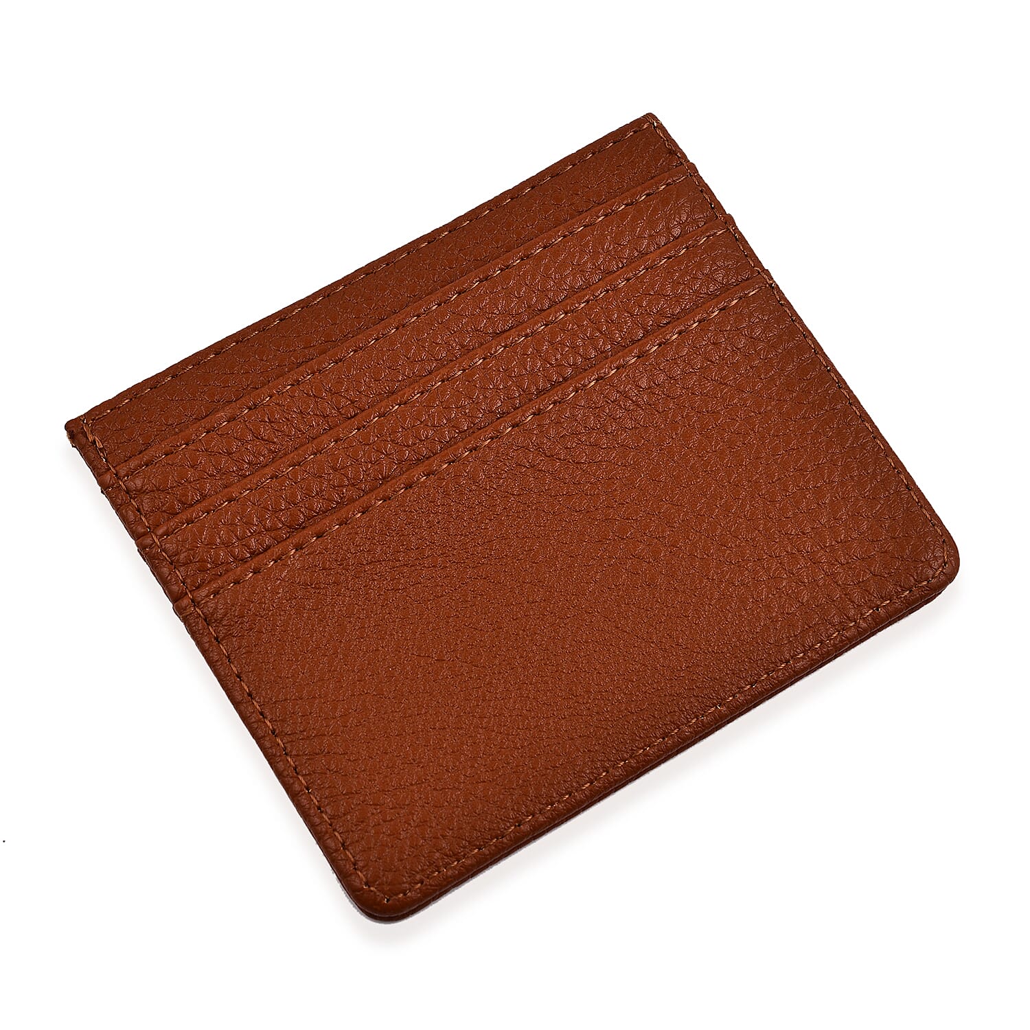 Kris Ana Leather Cardholder - Tan
