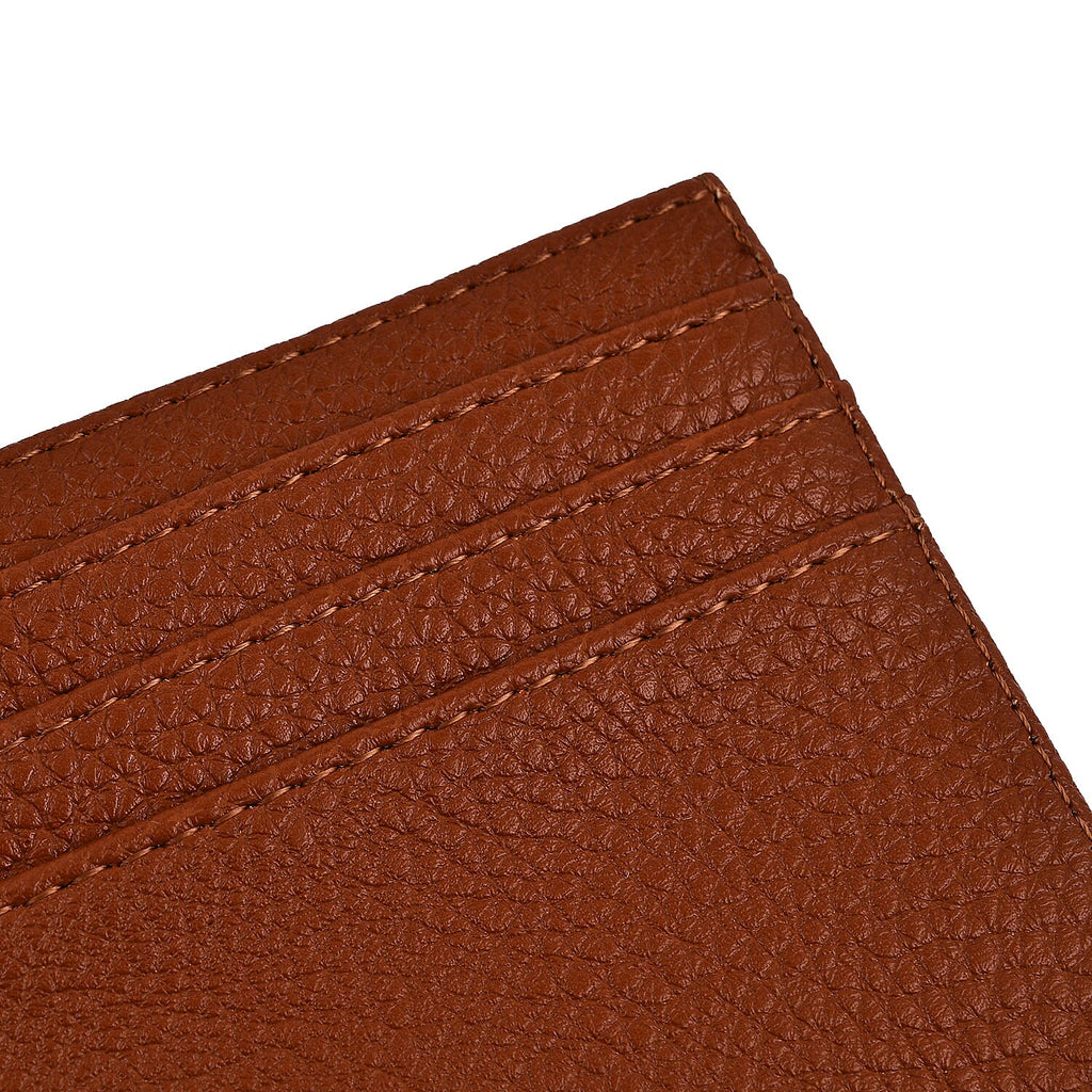 Kris Ana Leather Cardholder - Tan