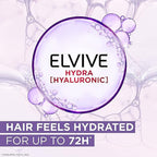 L'oreal Paris Elvive Hydra Hyaluronic 3 Piece Bundle (500ml Shampoo, 400ml Conditioner & 150ml Serum)