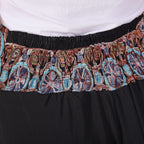 LA MAREY 100% Viscose Embroidery Women Trousers (Size 8-14) - Black
