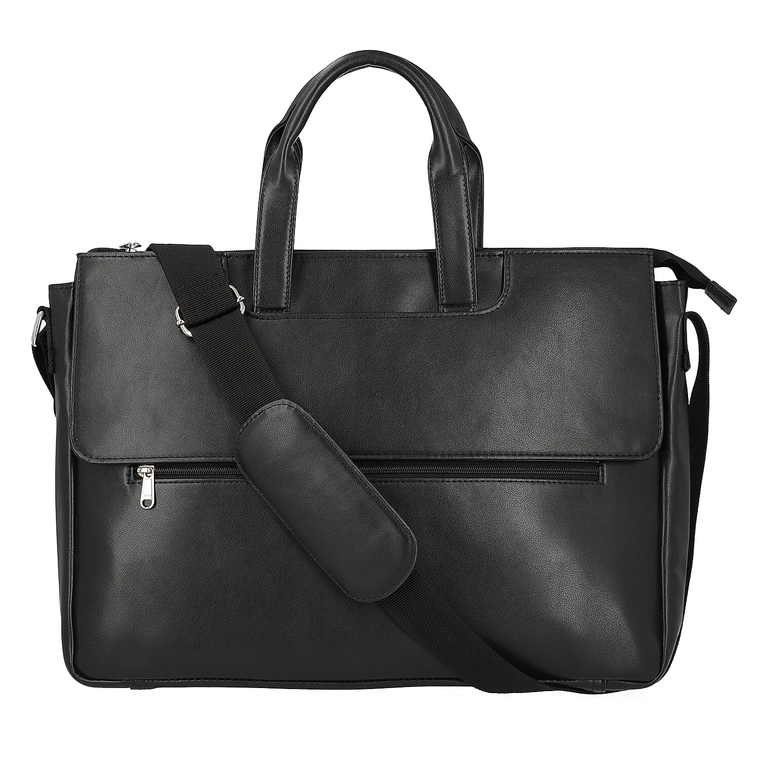 LA MAREY Laptop Bag with Adjustable Shoulder Strap (Size 41x30x6 Cm) - Black