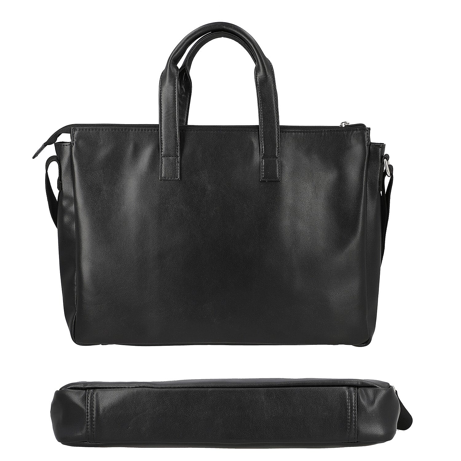 LA MAREY Laptop Bag with Adjustable Shoulder Strap (Size 41x30x6 Cm) - Black
