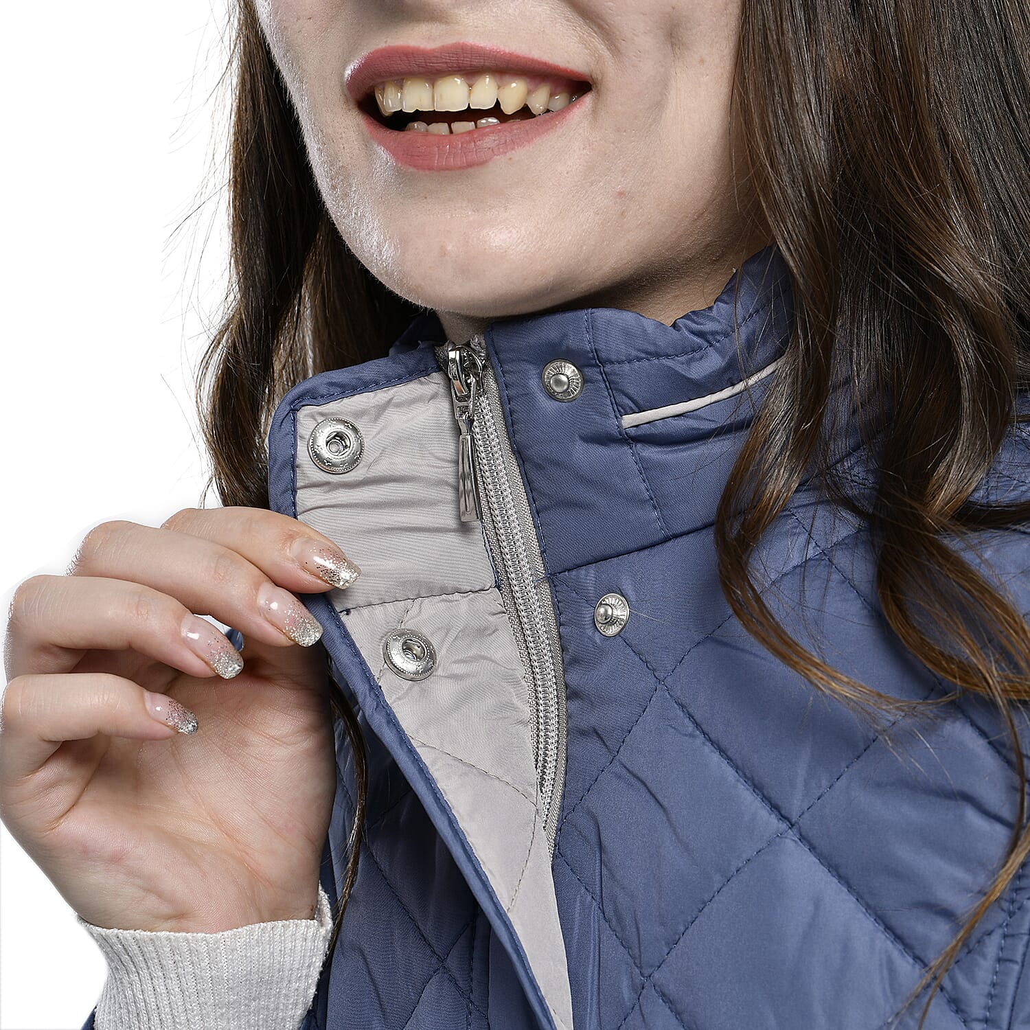 La Marey Lightweight Padded Jacket (Size 14) - Blue