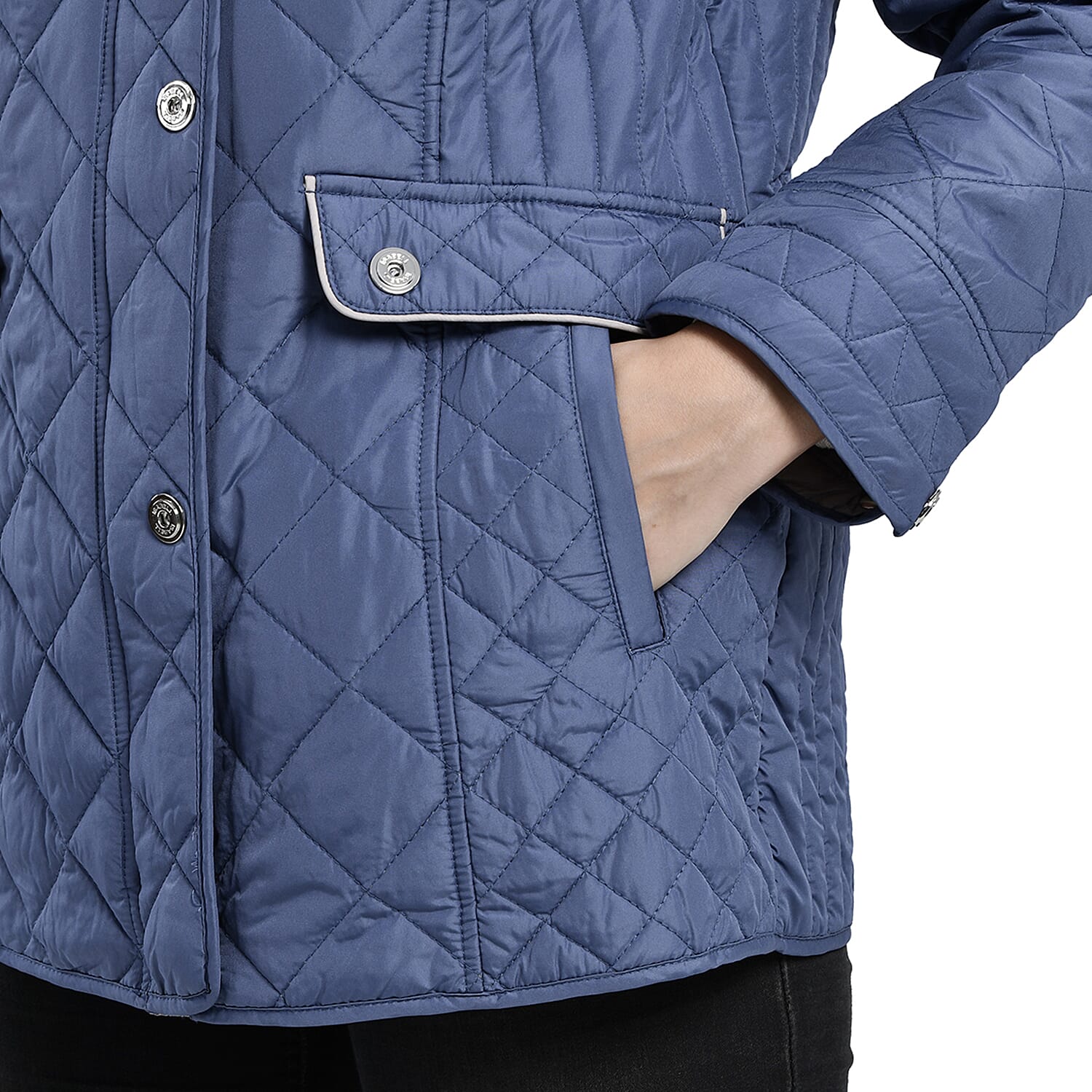 La Marey Lightweight Padded Jacket (Size 14) - Blue