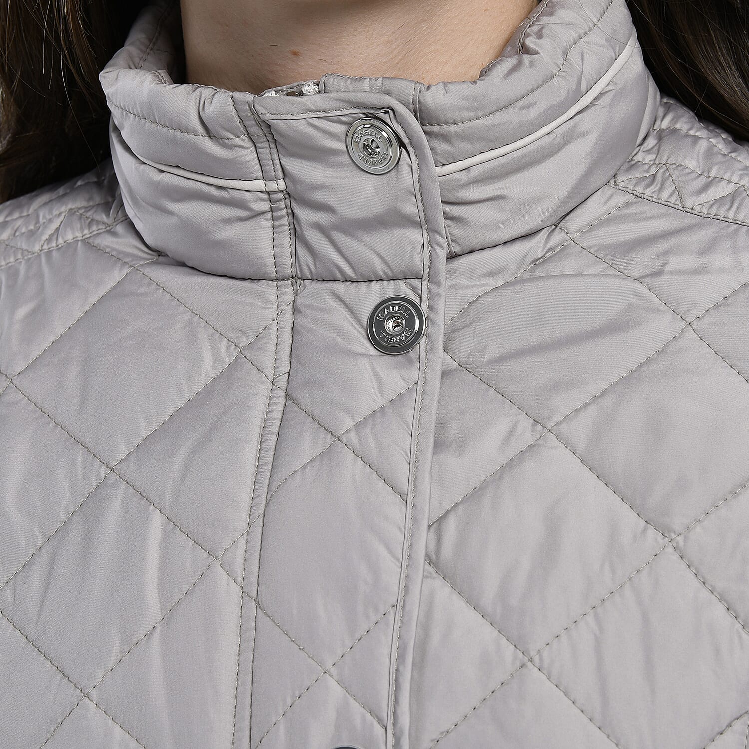 La Marey Lightweight Padded Quilted Jacket (Size 18) - Grey