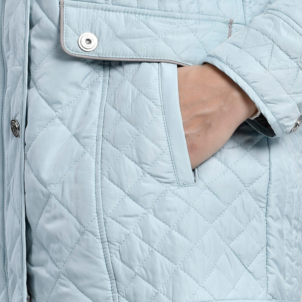 La Marey Lightweight Padded Quilted Jacket (Size 24) - Mint Green