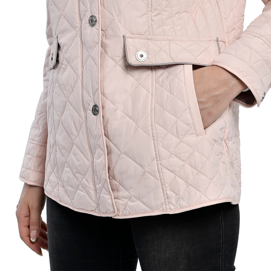 La Marey Lightweight Padded Jacket (Size 14) - Light Peach