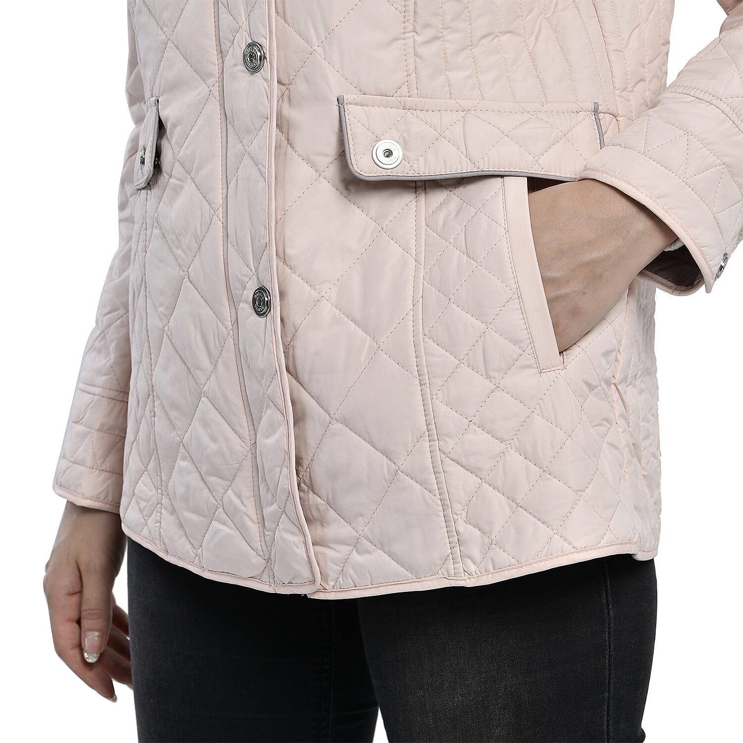 La Marey Lightweight Padded Jacket (Size 18) - Light Peach