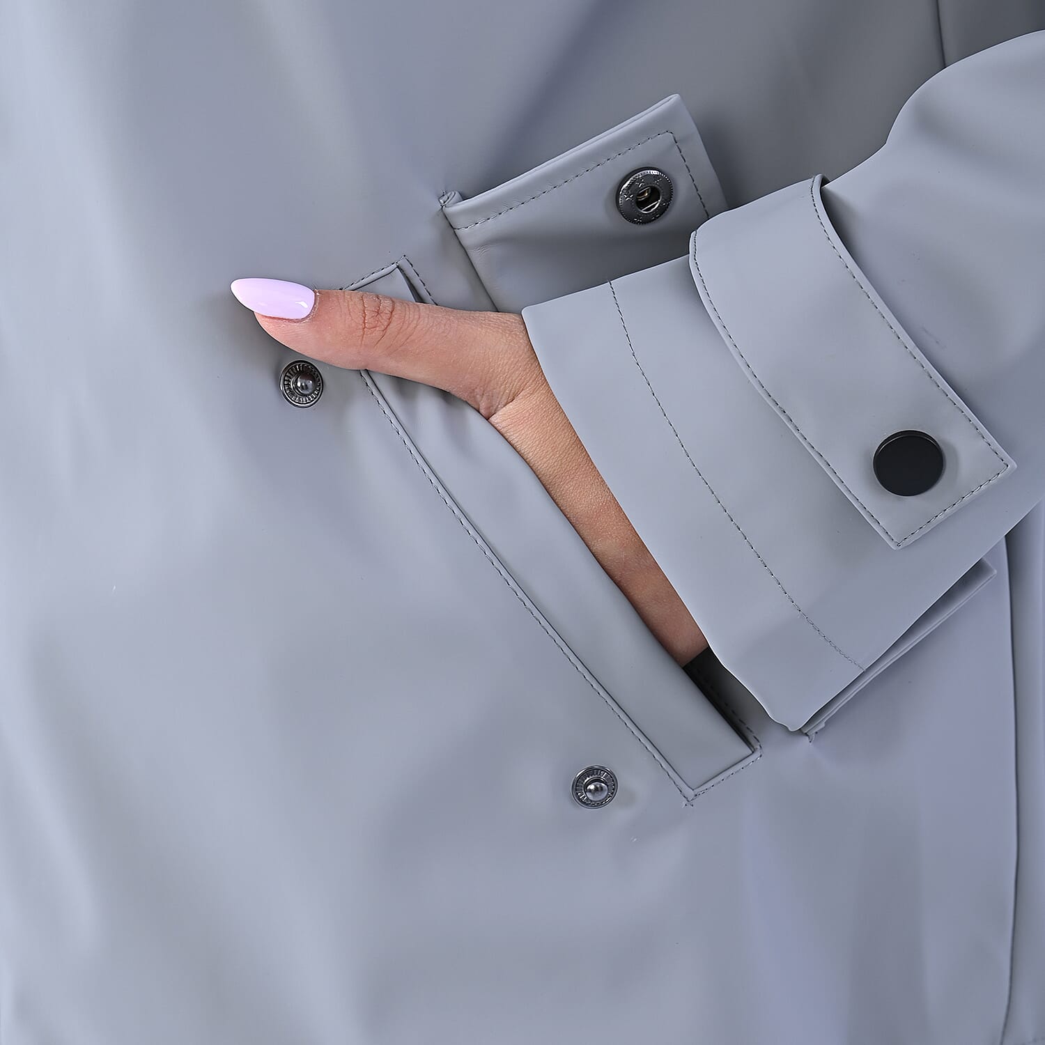 LA MAREY Water Resistant Hoodie Jacket in Grey (Size XL, 20-22)