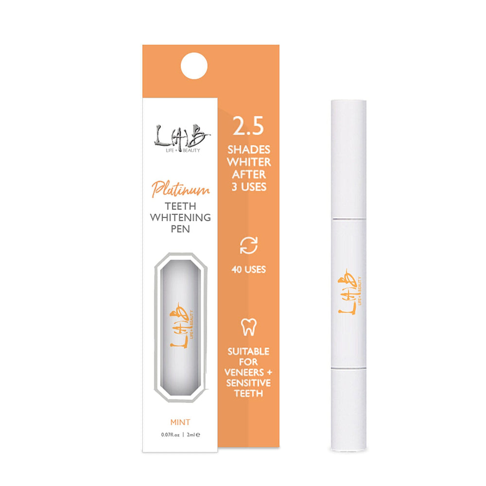 Lab Life Beauty Teeth Whitening Pen Duo - White