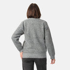Beaumonde Ladies Round Neck Knitted Zipper (Size 8 to 10) - Grey
