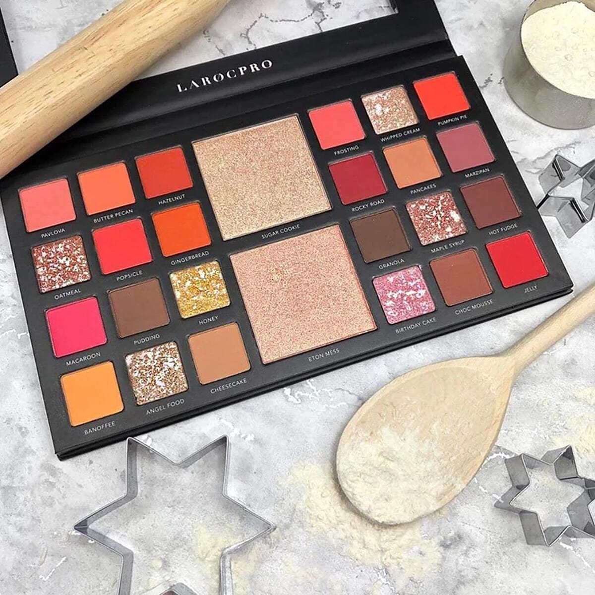 LAROC PRO - The Bakery Box - 26 Colour Eyeshadow - Highlighter Palette.