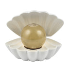 Sea Shell LED Colour Changing Glitter Mood Lamp with USB or Battery Powered