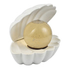 Sea Shell LED Colour Changing Glitter Mood Lamp with USB or Battery Powered