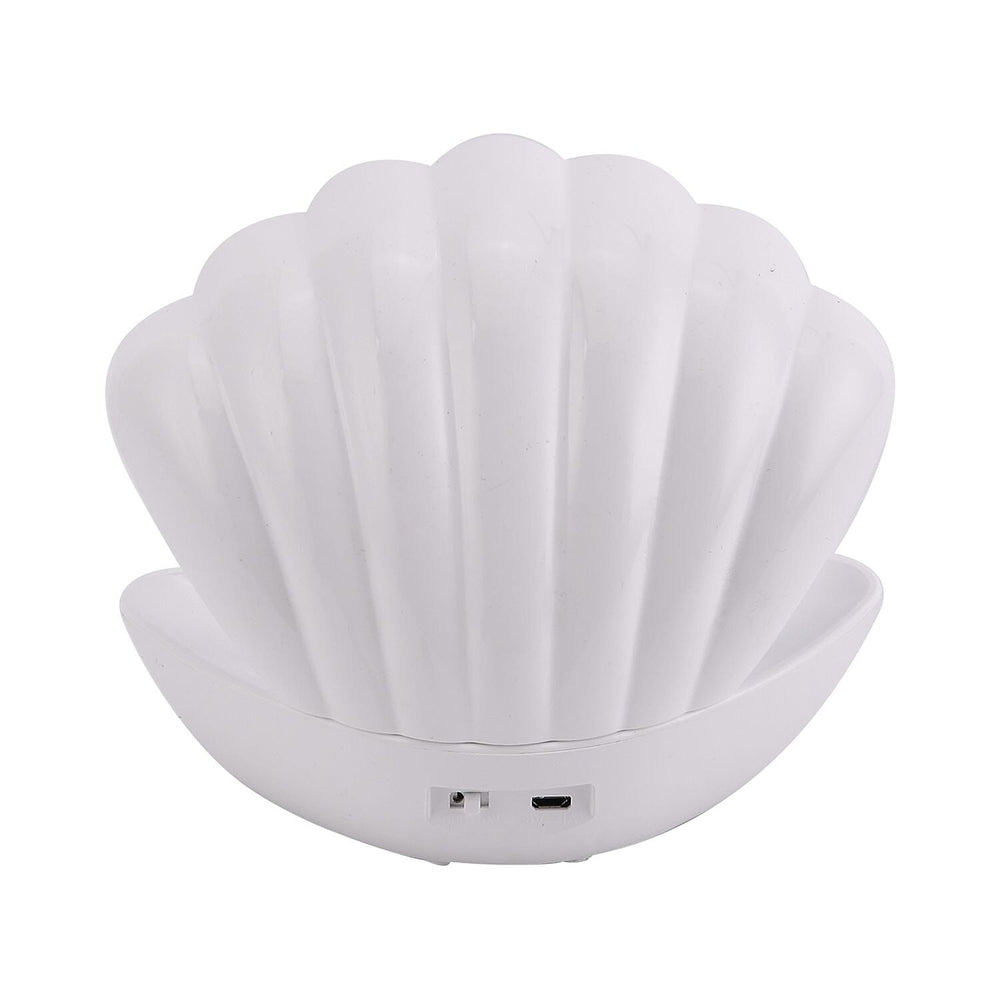 Sea Shell LED Colour Changing Glitter Mood Lamp with USB or Battery Powered