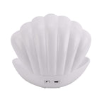 Sea Shell LED Colour Changing Glitter Mood Lamp with USB or Battery Powered