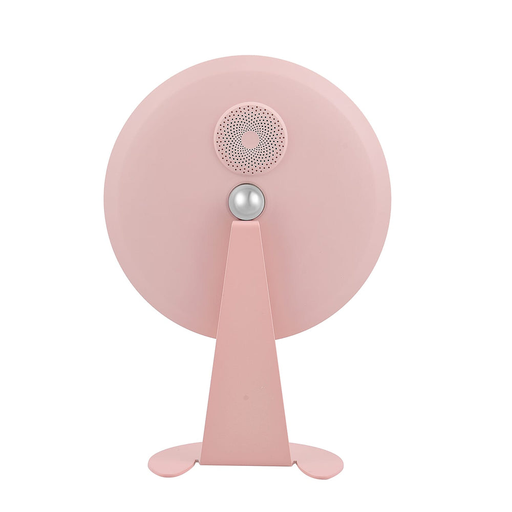 LED Makeup Mirror with Bluetooth Audio (Size 25x18x10 cm) - Pink