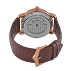 LIMITED EDITION William Hunt London Automatic Movement 5 ATM WR Moon Phase Watch With Brown Leather Strap