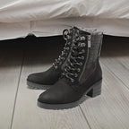 LOTUS Oklahoma Ladies Leather Ankle Boots (Size 3) - Black
