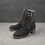 LOTUS Oklahoma Ladies Leather Ankle Boots (Size 3) - Black