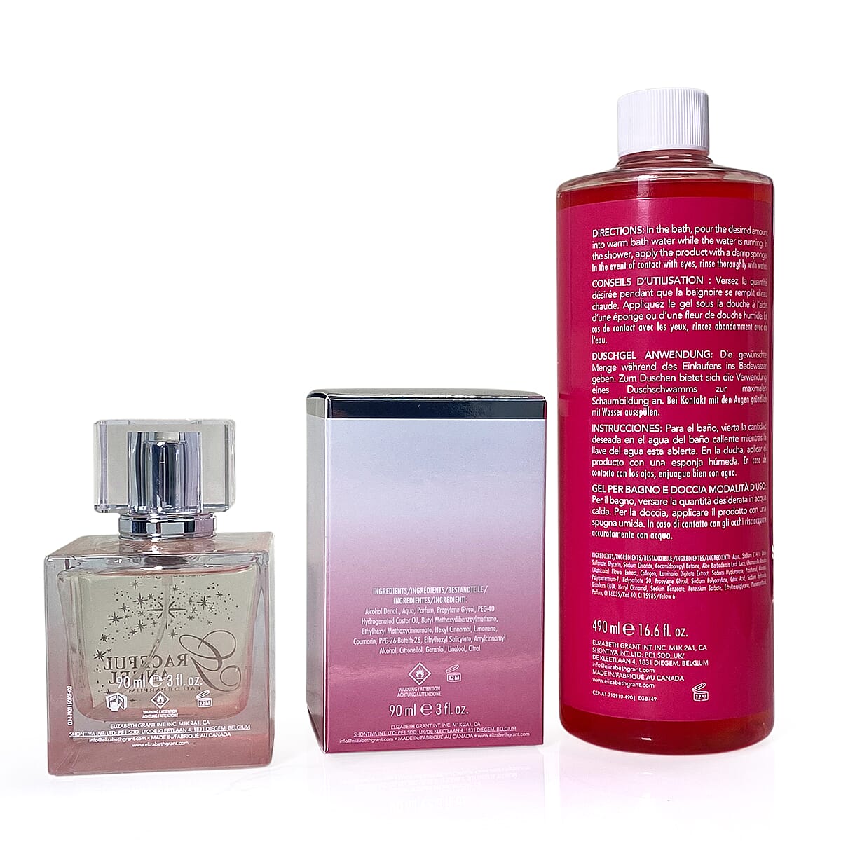 Elizabeth Grant Graceful Angel Holiday Collection - Graceful Angel (90 ml) - Shower Gel (490 ml)