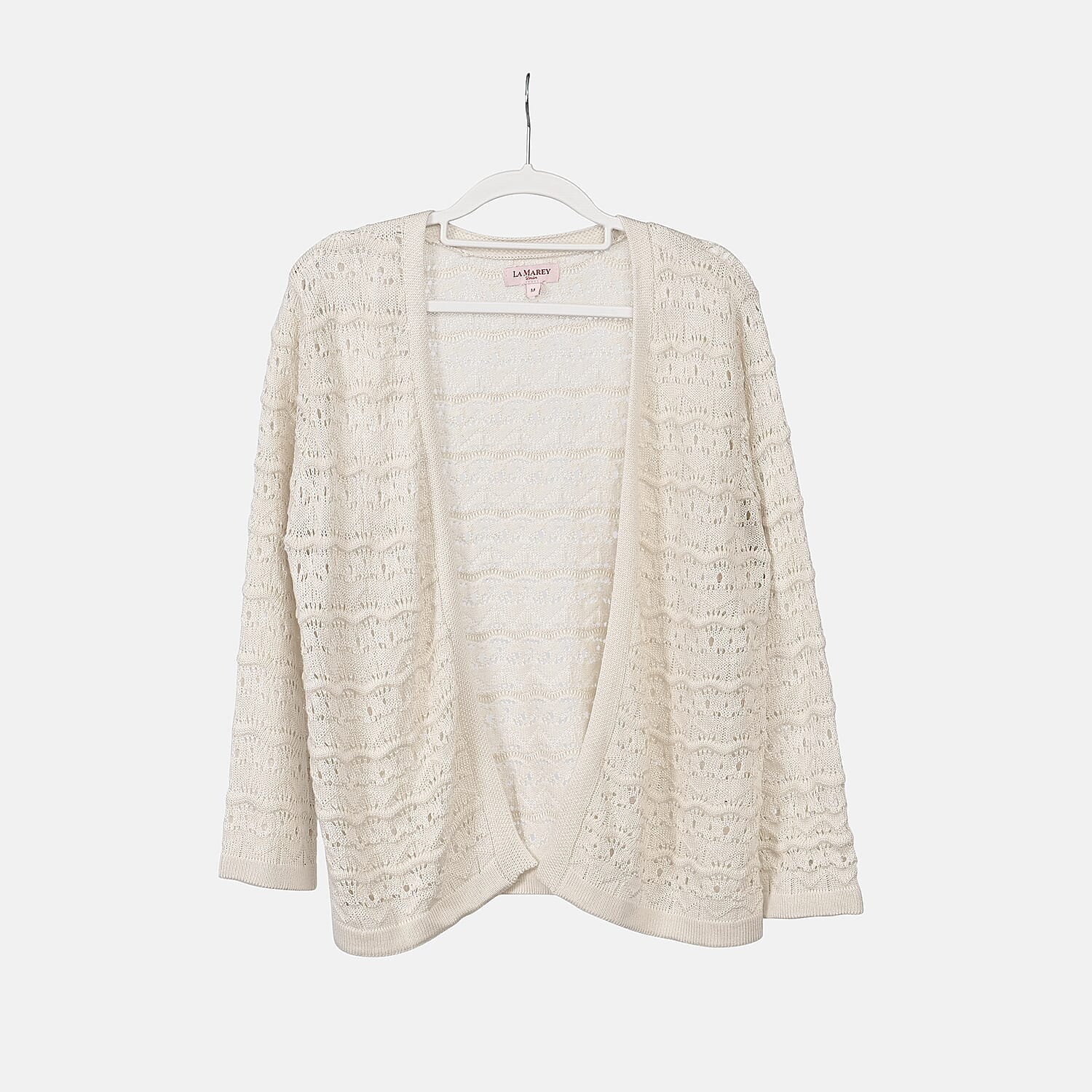 La Marey Summer Lace Cardigan (Size M, 12-14) - White