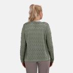 La Marey Acrylic Patterned Cardigan (Size 24 to 26) - Green