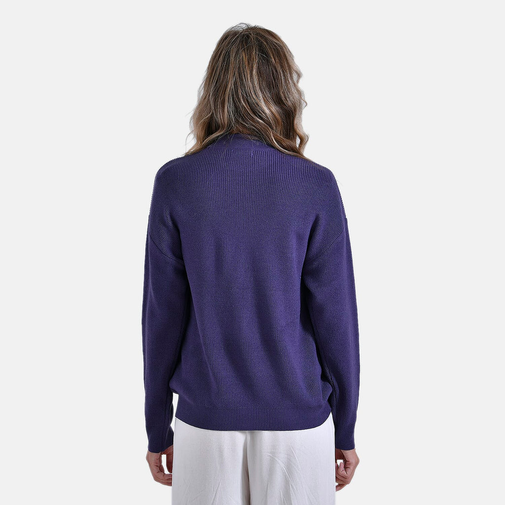 La Marey Classic Crewneck Jumper (Size S) - Brilliant Violet