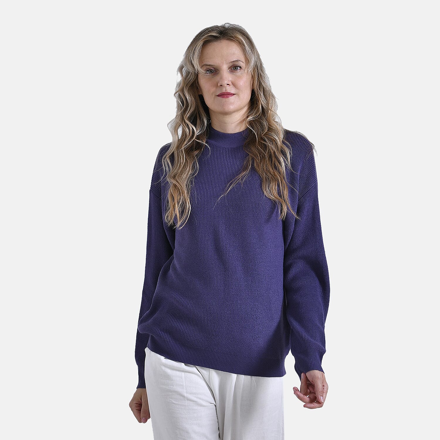 La Marey Classic Crewneck Jumper (Size XXL) - Brilliant Violet