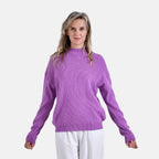 La Marey Classic Crewneck Jumper (Size 8 to 10) - Grape Purple