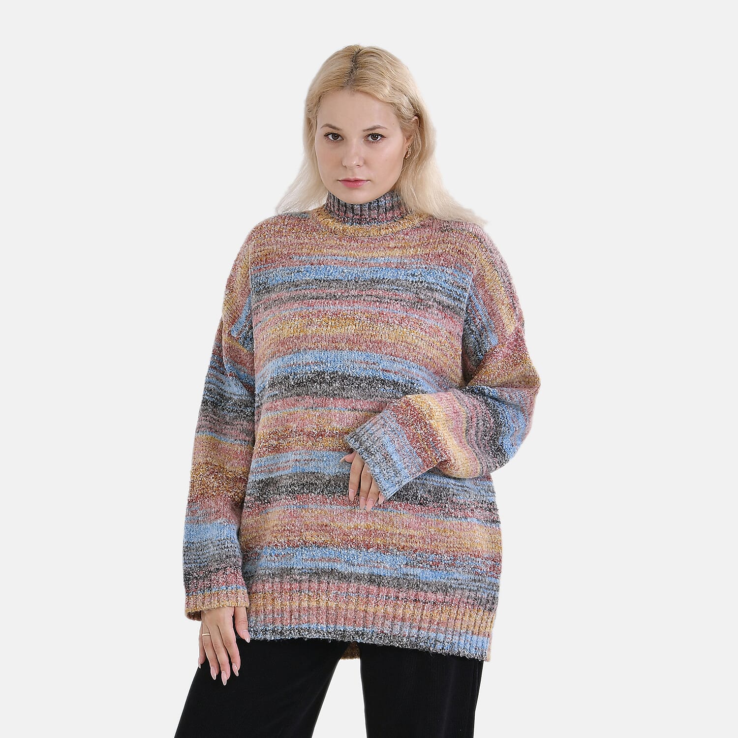 La Marey Abstract Jumper (Size S) Blue & Red