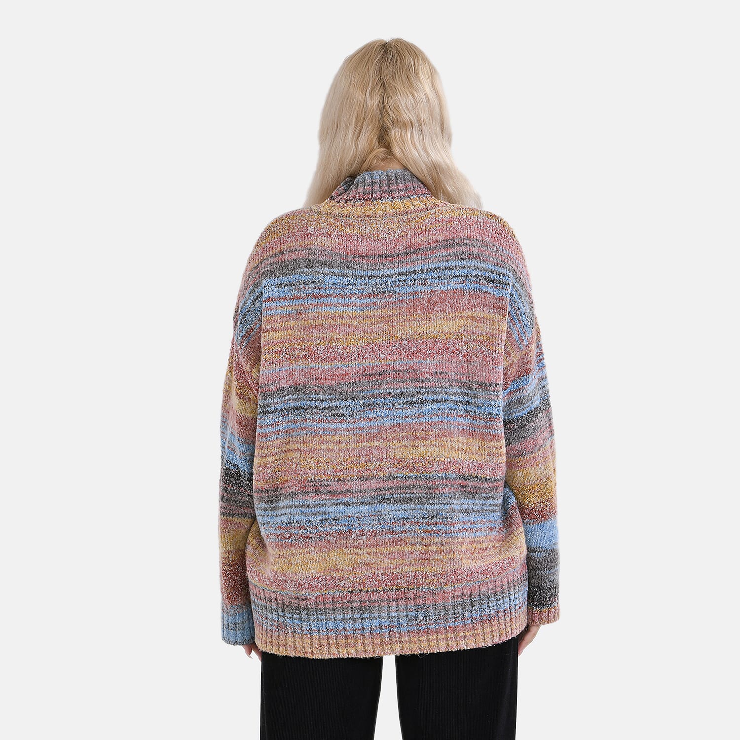 La Marey Abstract Jumper (Size S) Blue & Red