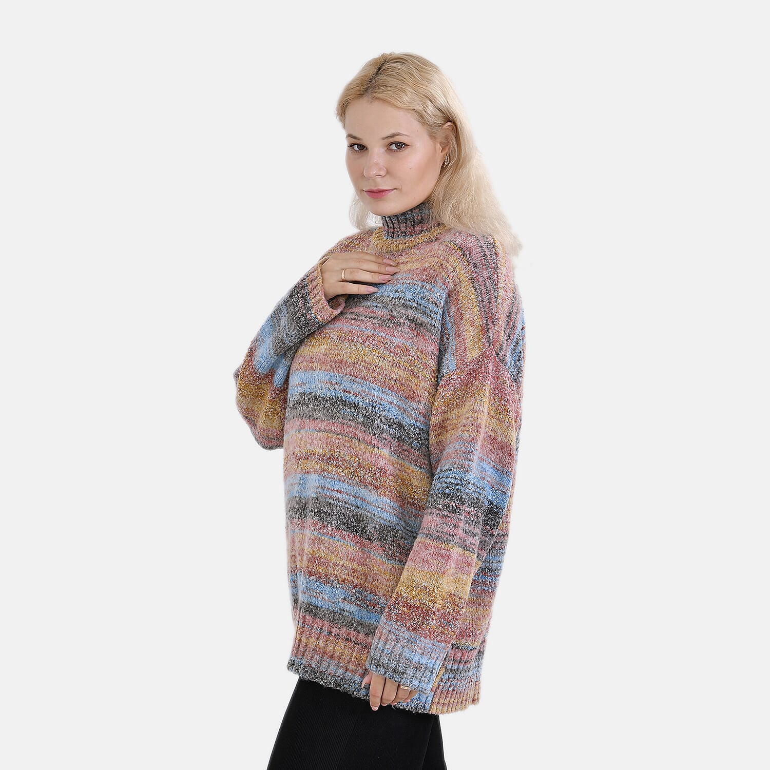 La Marey Abstract Jumper (Size S) Blue & Red