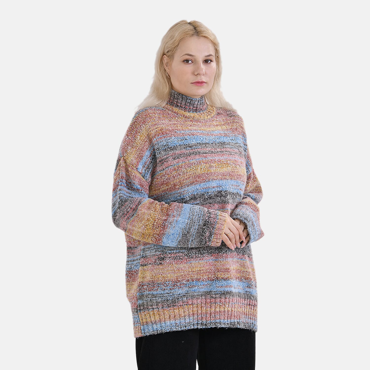 La Marey Abstract Jumper (Size S) Blue & Red
