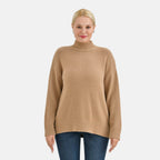 La Marey Turtle Neck Jumper  (Size 12 to 14)- Khaki