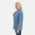 La Marey Alpaca-like Sweater (Size 12 to 14)- Blue