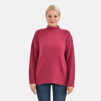 La Marey Alpaca-like Sweater (Size 8 to 10)- Red