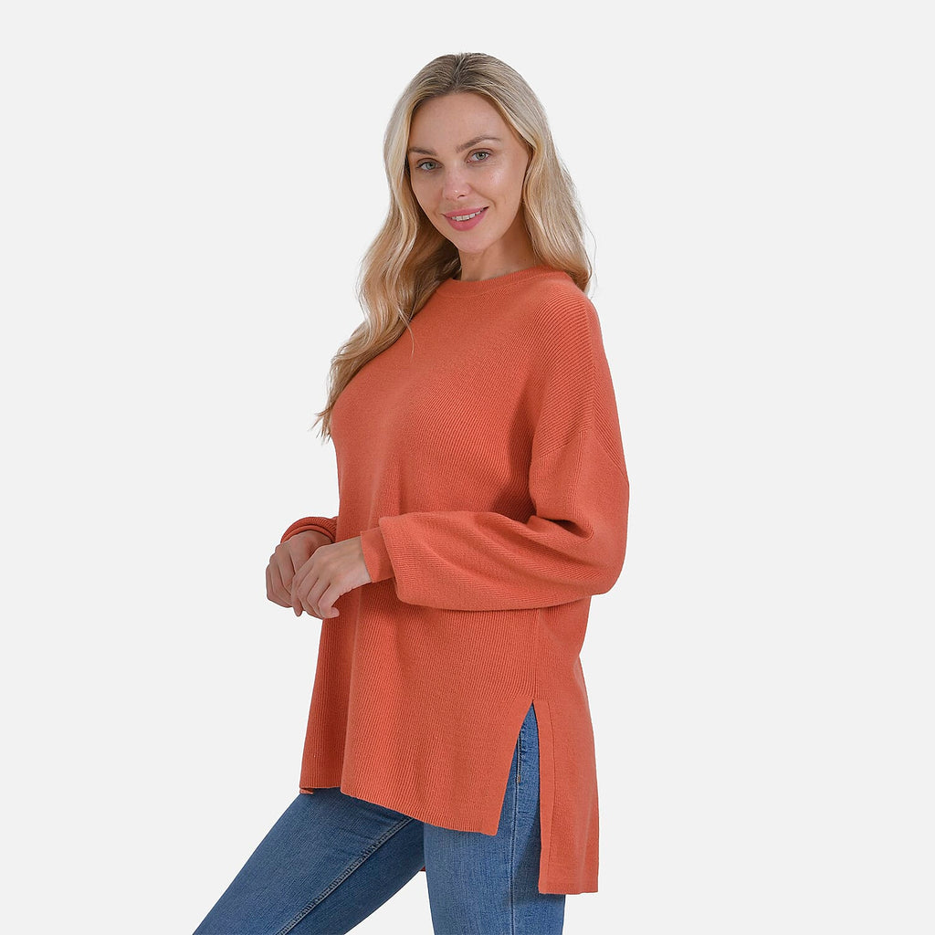 La Marey Balloon Sleeve Jumper (Size 16 to 18) - Orange