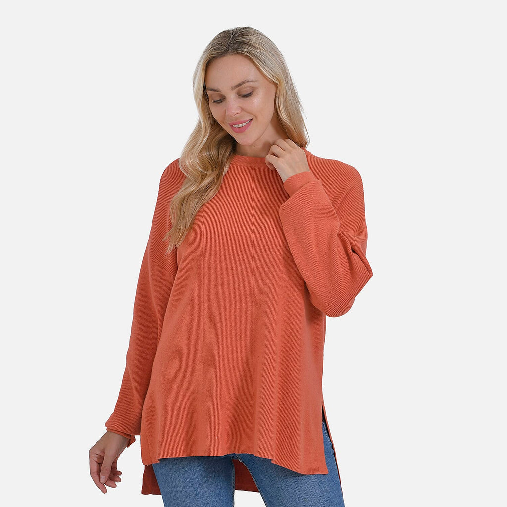La Marey Balloon Sleeve Jumper (Size 16 to 18) - Orange
