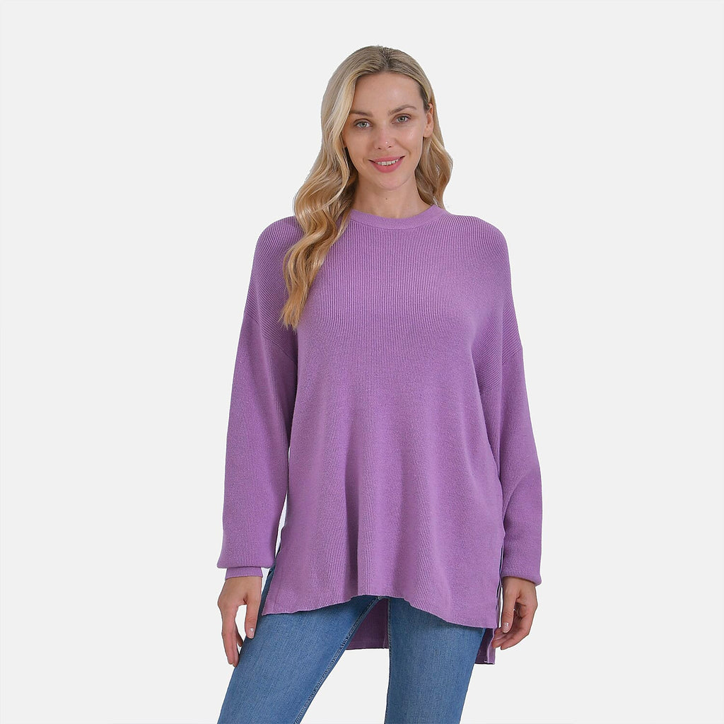 La Marey Balloon Sleeve Jumper (Size S) - Purple