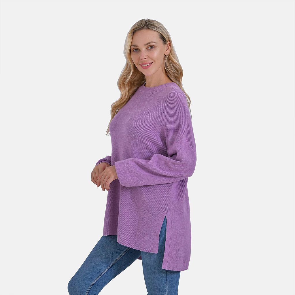 La Marey Balloon Sleeve Jumper (Size S) - Purple