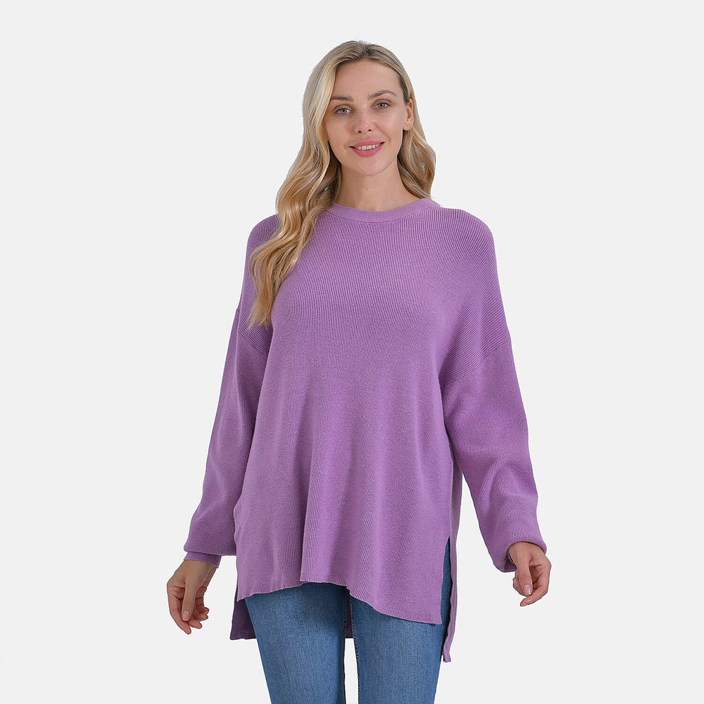 La Marey Balloon Sleeve Jumper (Size S) - Purple