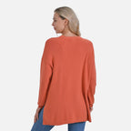La Marey Balloon Sleeve Jumper (Size 20 to 22) - Orange