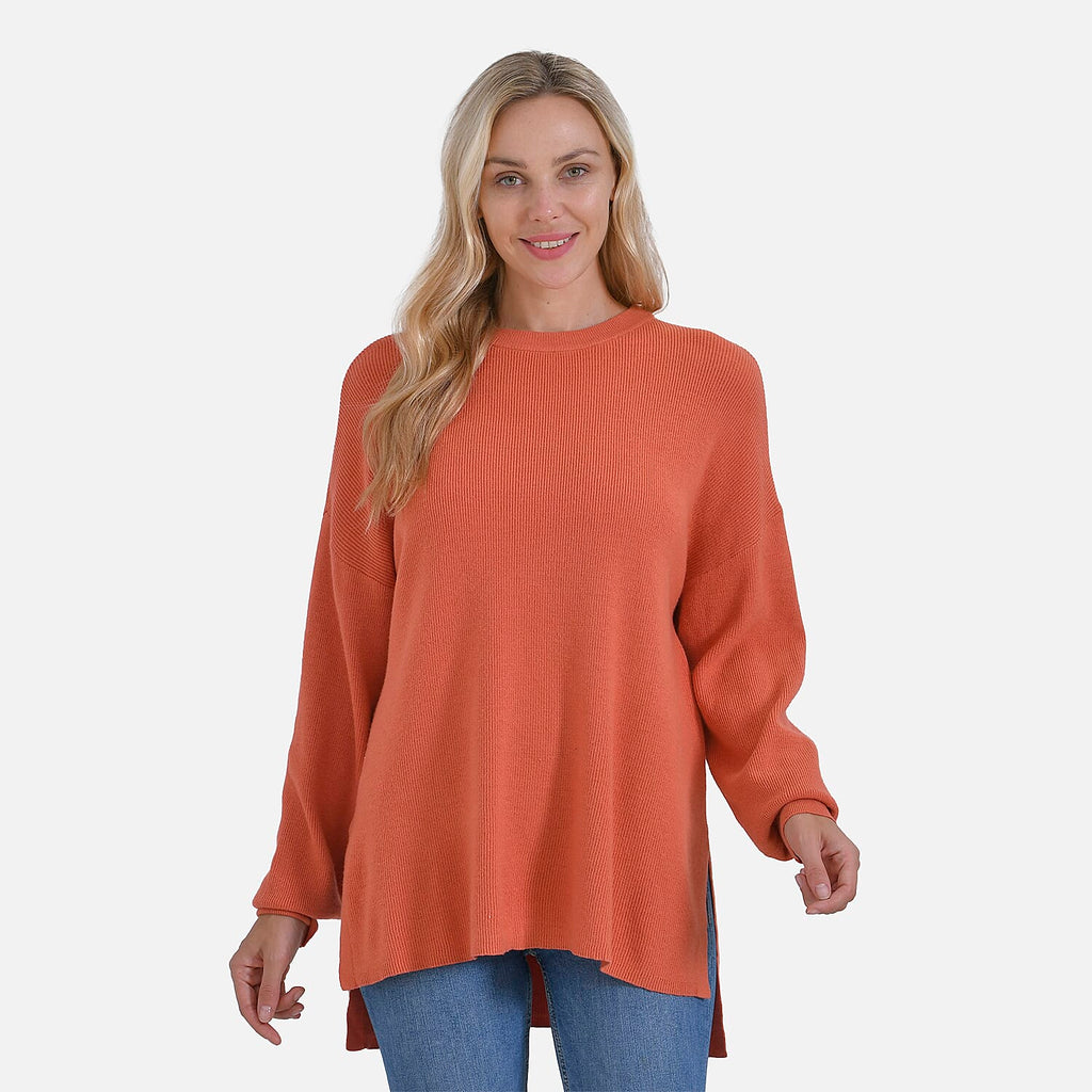 La Marey Balloon Sleeve Jumper (Size 20 to 22) - Orange