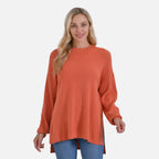 La Marey Balloon Sleeve Jumper (Size 20 to 22) - Orange