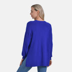 La Marey Balloon Sleeve Jumper (Size L) - Blue