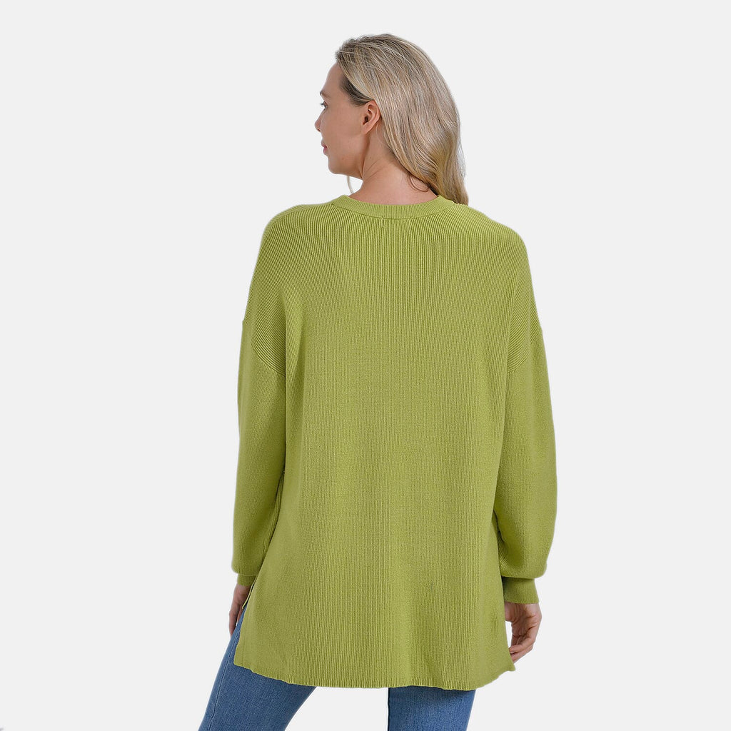 La Marey Balloon Sleeve Jumper (Size S) - Green